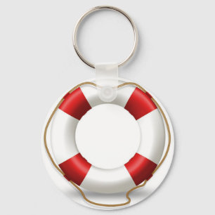 Life Ring Preserver Key Ring