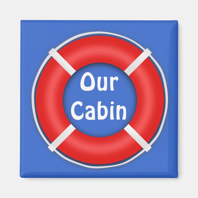 Life Ring Stateroom  Door Marker Magnet (Front)