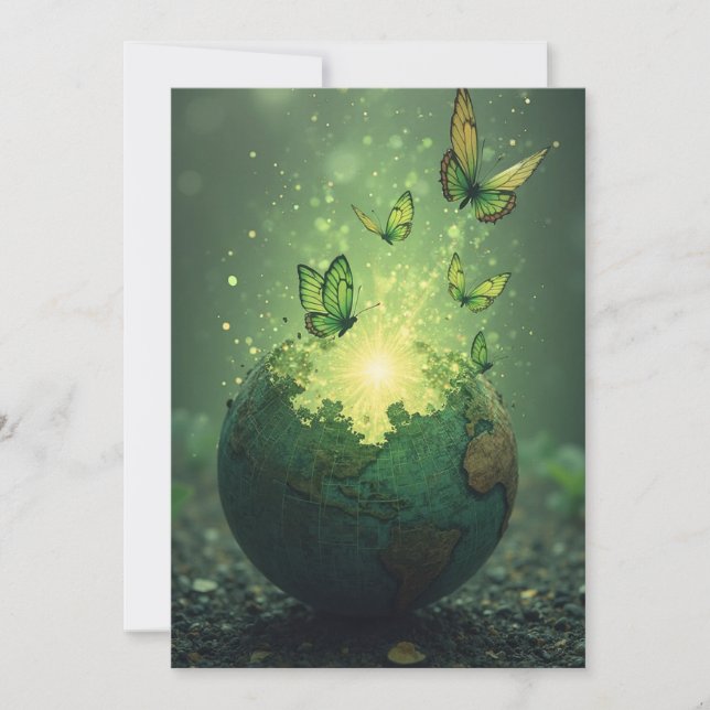 Life Rising from the Ashes Invitation (Front)