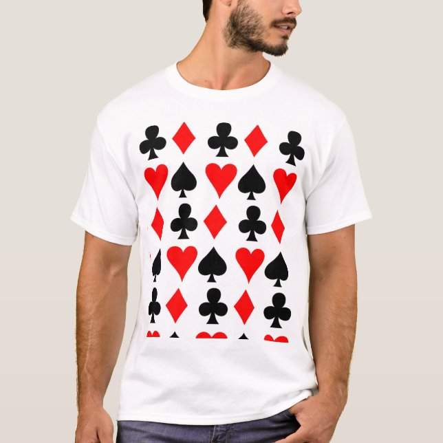Life’s a Gamble, Play Your Best Hand! T-Shirt (Front)