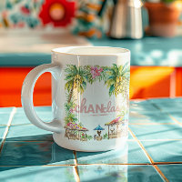 Life’s Better in Chanclas Tropical Palm Tree