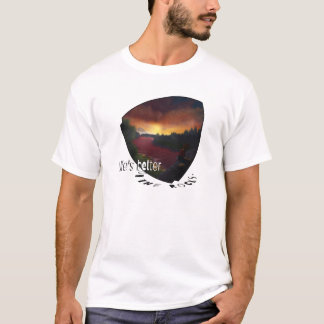 Life’s better on the rocks. rock climber T-Shirt