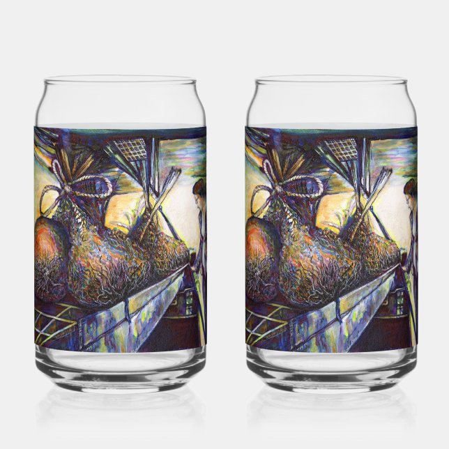 Life’s Hurling Destiny Can Glass (Front)