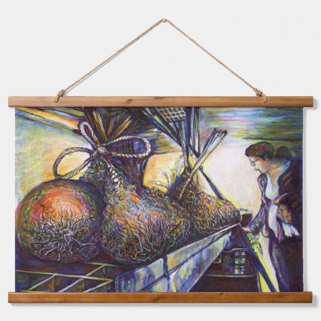 Life’s Hurling Destiny Hanging Tapestry (Front)