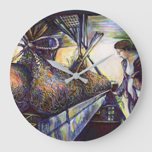 Life’s Hurling Destiny Large Clock (Front)