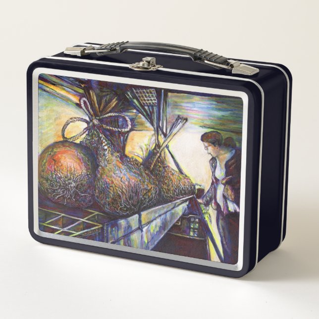 Life’s Hurling Destiny Metal Lunch Box (Front)