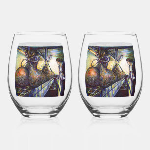 Life’s Hurling Destiny Stemless Wine Glass
