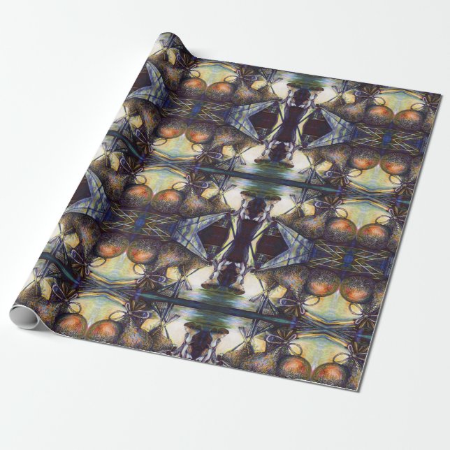 Life’s Hurling Destiny Wrapping Paper (Unrolled)