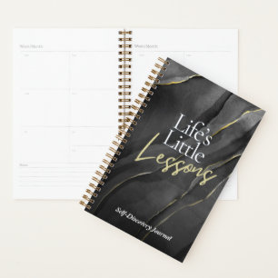 Life’s Little Lessons – Black & Gold Self-Discover Planner