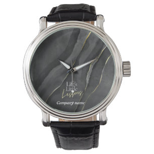 Life’s Little Lessons – Black & Gold Self-Discover Watch