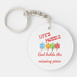 Life’s Puzzle: Guiding Piece Keychain