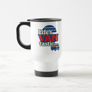 Life’s VANtastic Red Cream Blue Edition Travel Mug