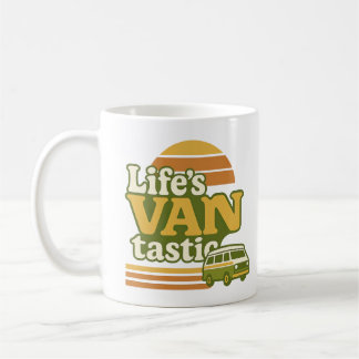 Life’s VANtastic Retro 70s Van Graphic Coffee Mug