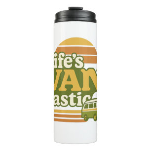 Life’s VANtastic Retro 70s Van Graphic Thermal Tumbler