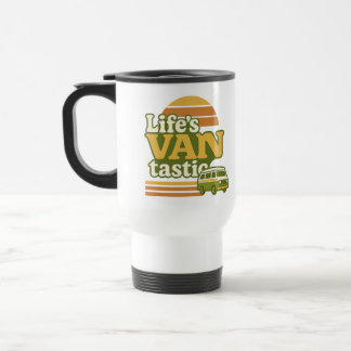 Life’s VANtastic Retro 70s Van Graphic Travel Mug