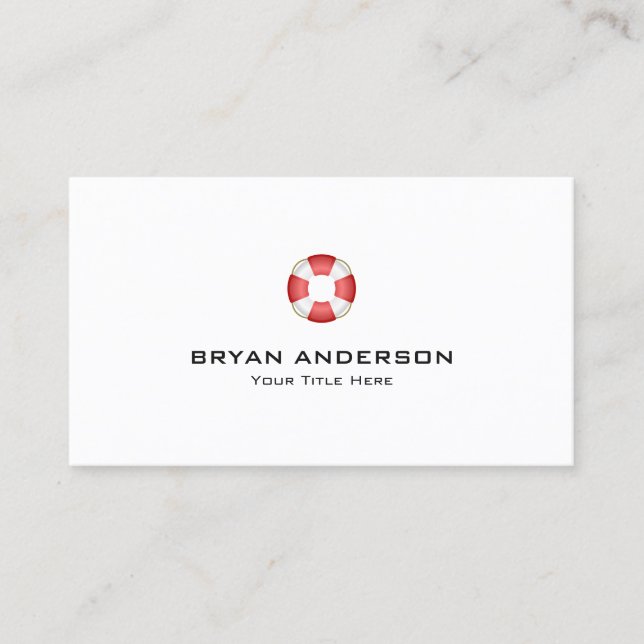 Life Saver Business Card (Front)