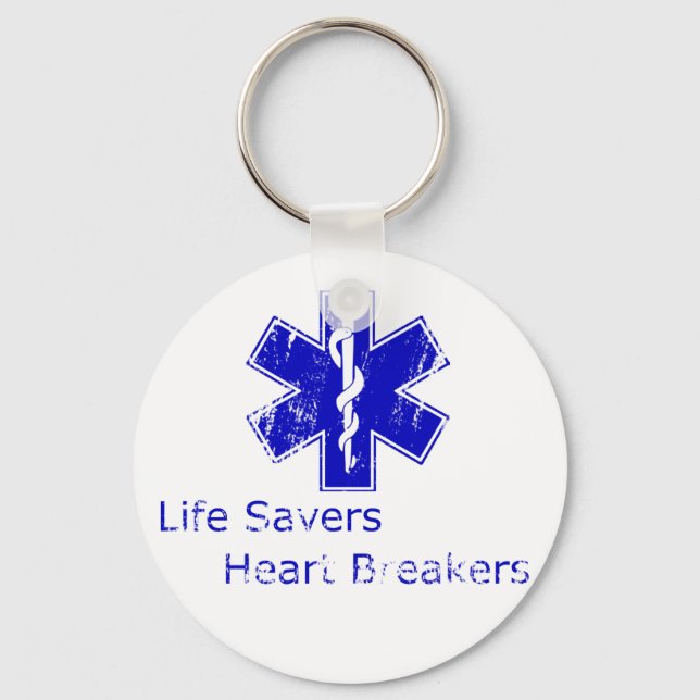 Life savers and heartbreakers keychain paramedic (Front)