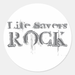 Life Savers Rock Classic Round Sticker