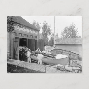 Life Saving Station, 1890 Postcard