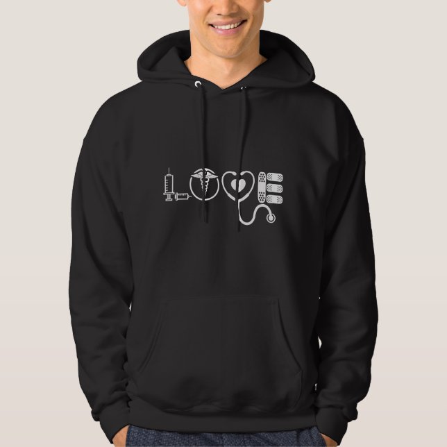 Life Scrub  Hoodie (Front)