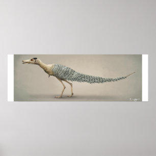 Life Size Shuvuuia Poster