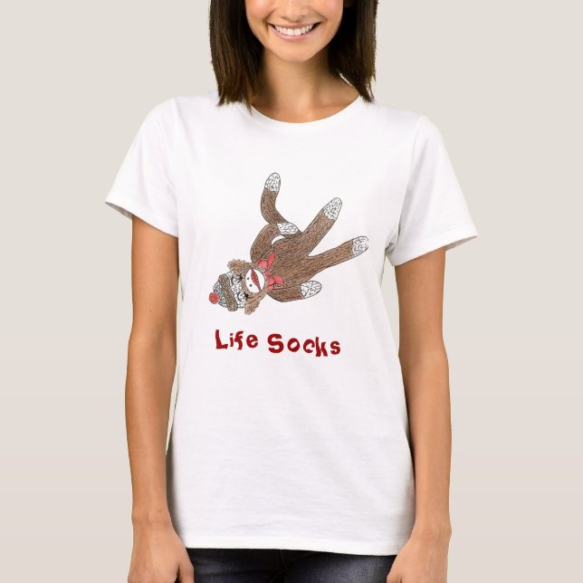 Life Socks Monkey shirt (Front)