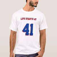 Life Starts At 41 Funny 41st Birthday