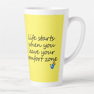 life starts ... latte mug