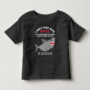Life Threatening Food Allergies Alert Shark Shirt