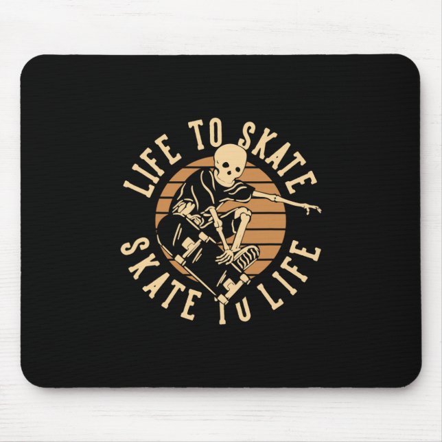 Life To Skate  Mouse Mat (Front)