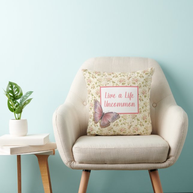 Life Uncommon Butterfly Cushion (Chair)