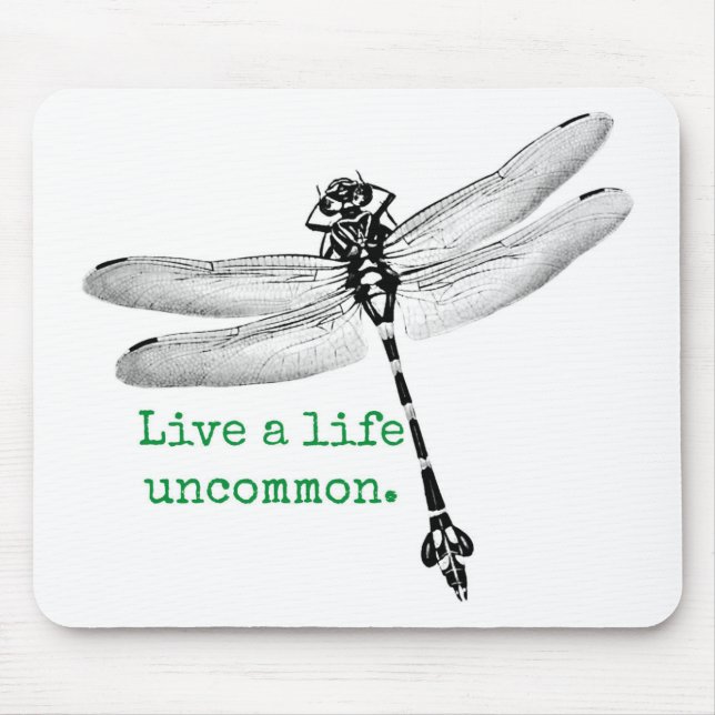 Life Uncommon Dragonfly Mouse Mat (Front)