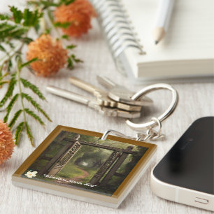 "Life Unfolds" Key Ring