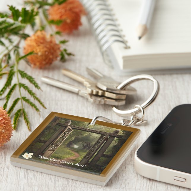 "Life Unfolds" Key Ring (Front Right)