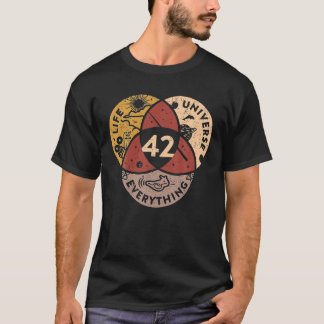 Life Universe Everything 42 Answer To Life T Shirt