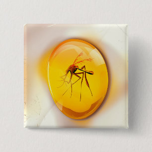Life will find a way 15 cm square badge