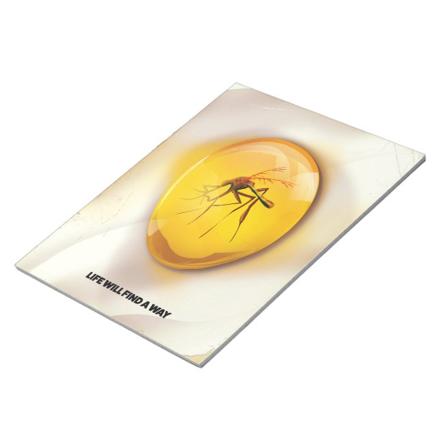 Life will find a way notepad (Angled)