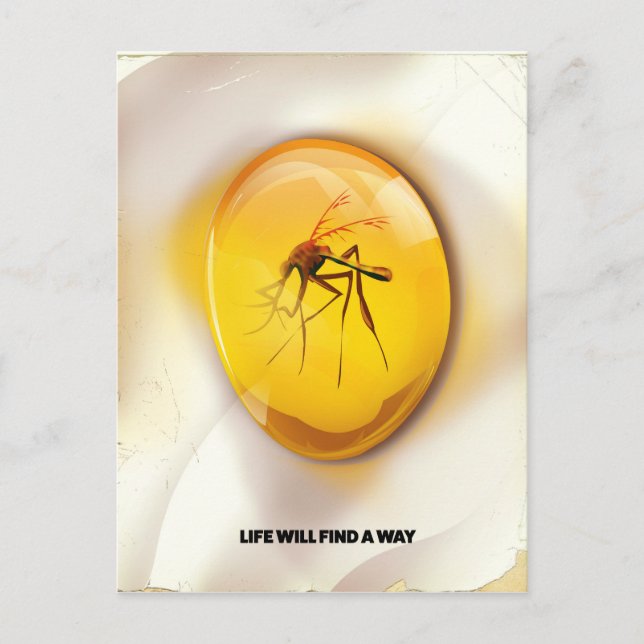 Life will find a way postcard (Front)