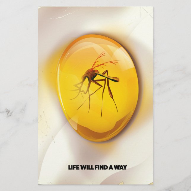 Life will find a way stationery (Front)