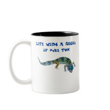 Life with a gecko is more fun