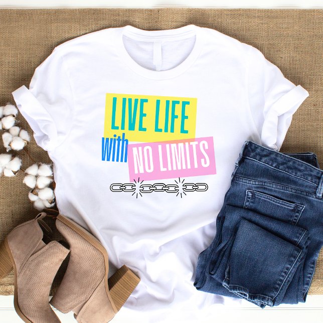 Life with No Limits Inspirational Tee (Creator Uploaded)