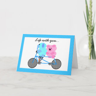 Life with you is a joyride holiday card