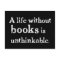 Life Without Books Postcard