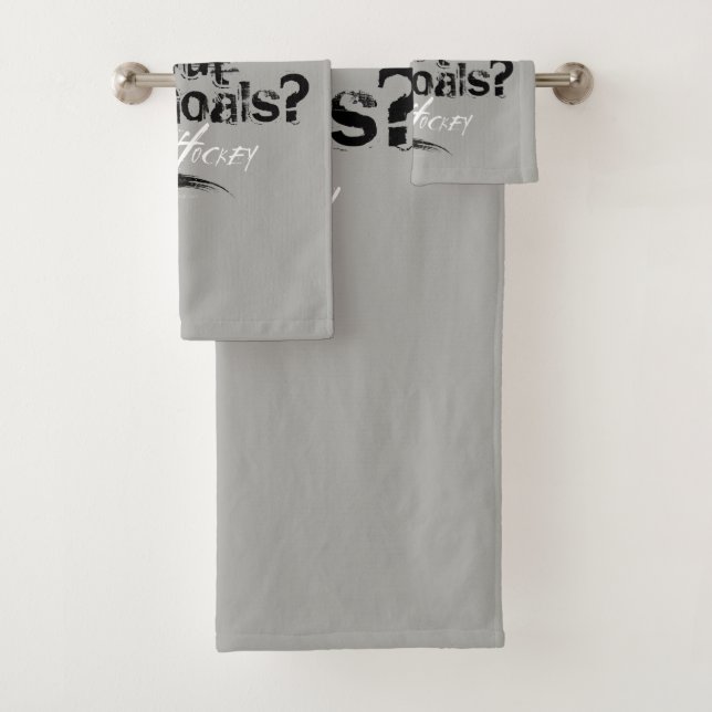 Life Without Goals (Hockey) Bath Towel Set (Insitu)