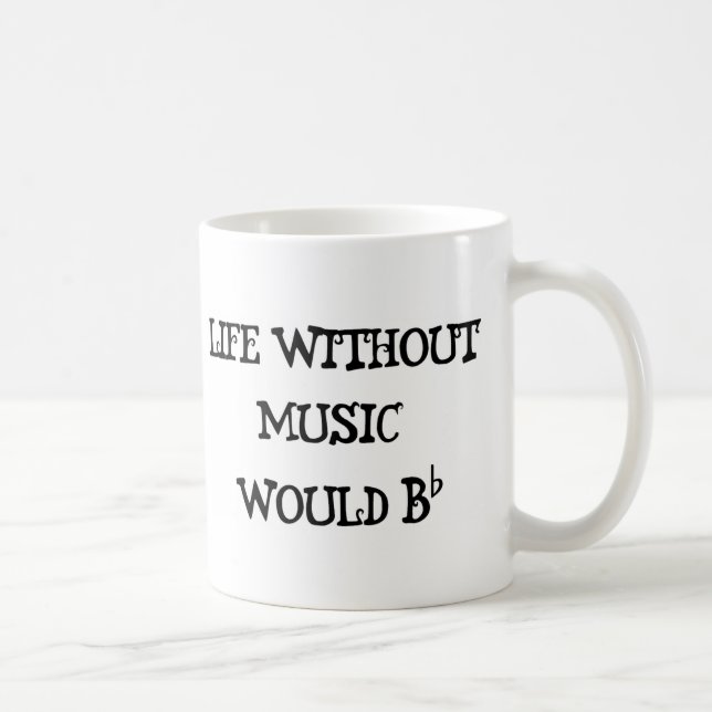 Life Without Music Coffee Mug (Right)