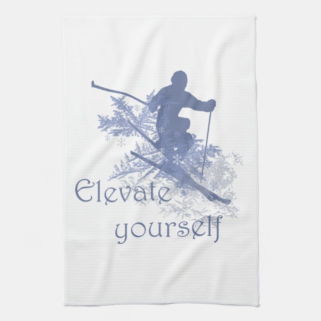 Life without Music would B Flat Humour Quote Tea Towel (Vertical)