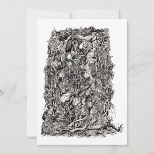 Life Without Skin, by Brian Benson Flat Card