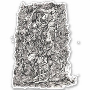 Life Without Skin, by Brian Benson, sticker