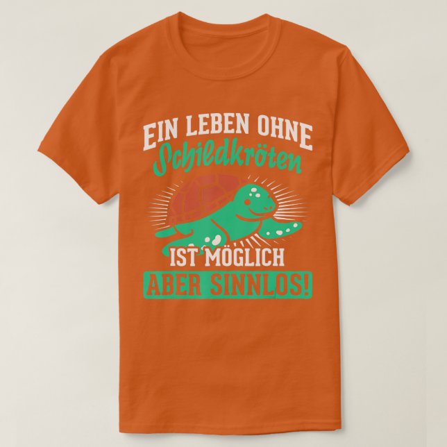 Life without turtles  T-Shirt (Design Front)