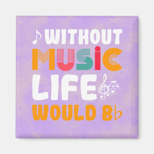 Life Would be Flat Magnet